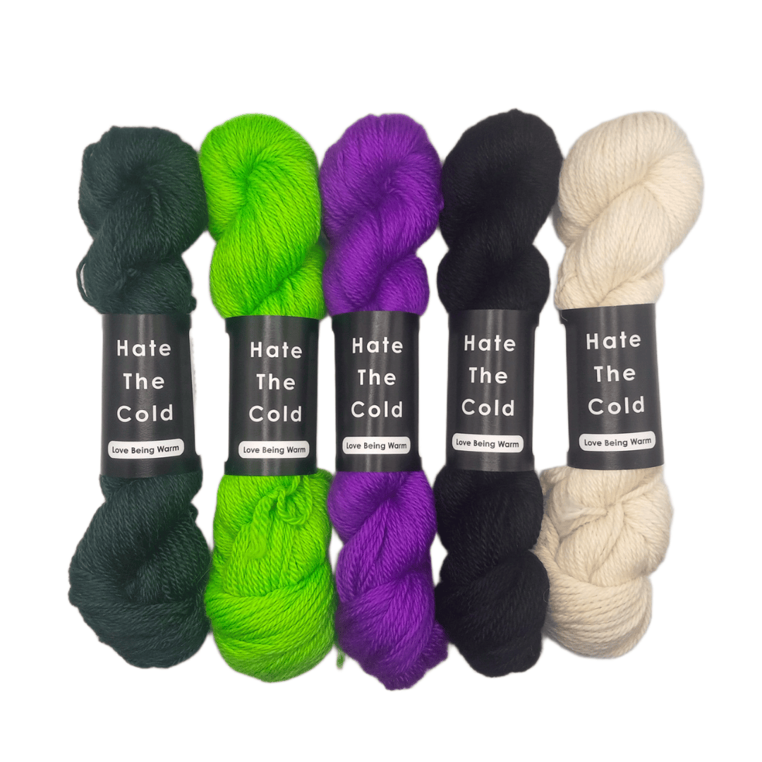 Alpaca Yarn - Fluorescent Purple Aran