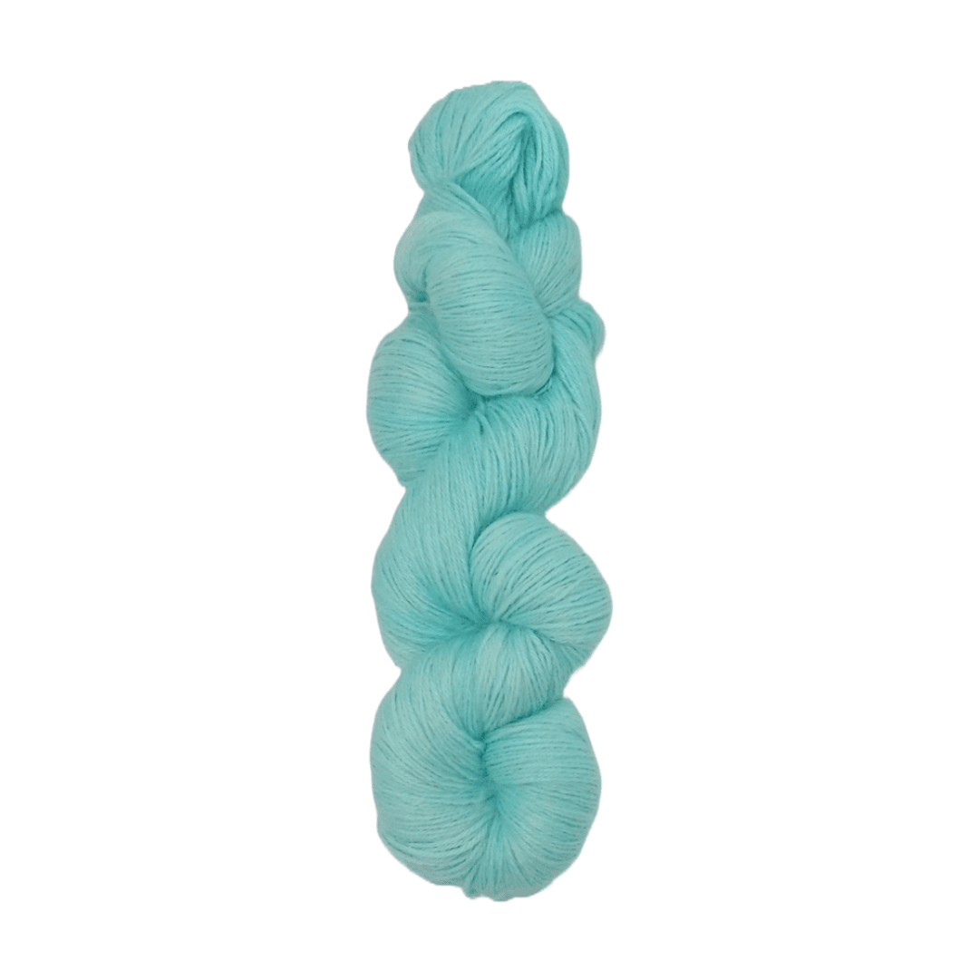 Alpaca Yarn - Fluorescent Blue Fingering