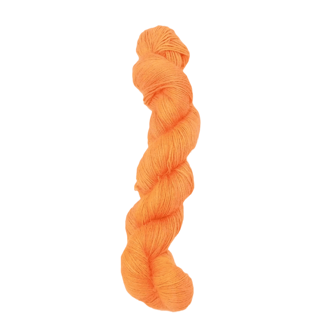 Alpaca Yarn - Fluorescent Orange Fingering