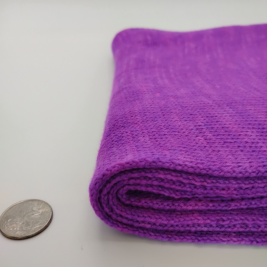 100% Merino Wool Scarf - Purple - Wide
