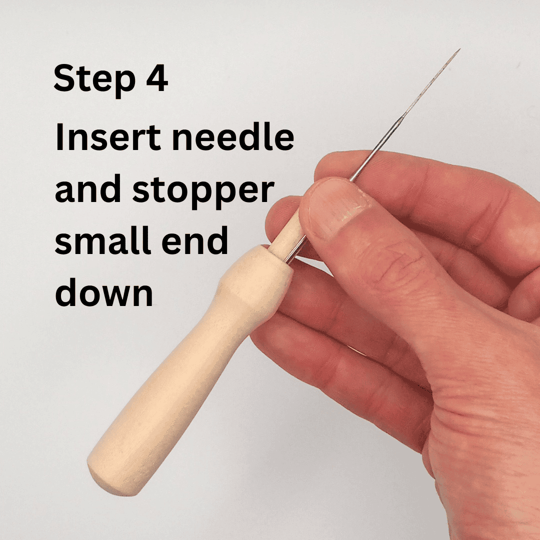 Needle Felting Needle and Holder