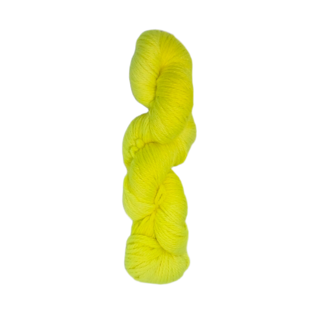 Merino Wool Yarn - Fluorescent Yellow Fingering