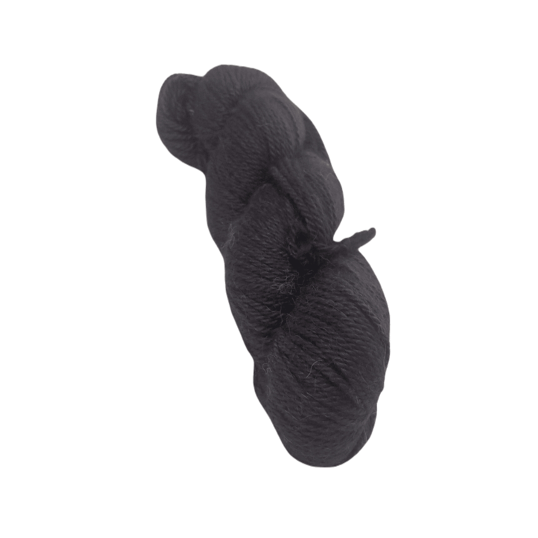 Black aran alpaca yarn