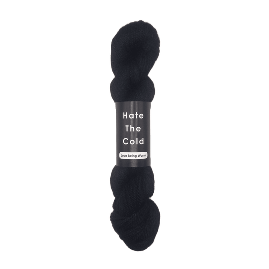 Alpaca Yarn - Black Aran
