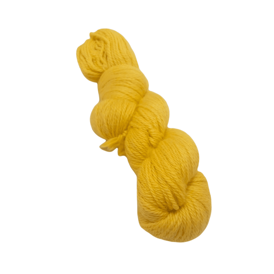 Yellow aran alpaca yarn