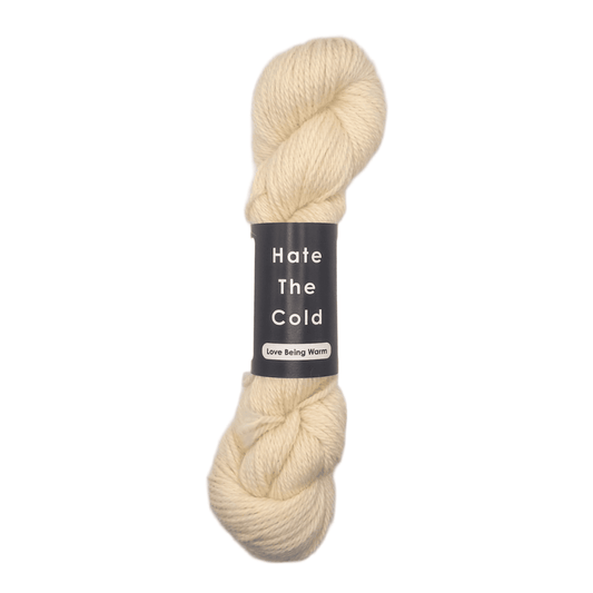 Alpaca Yarn - White Aran