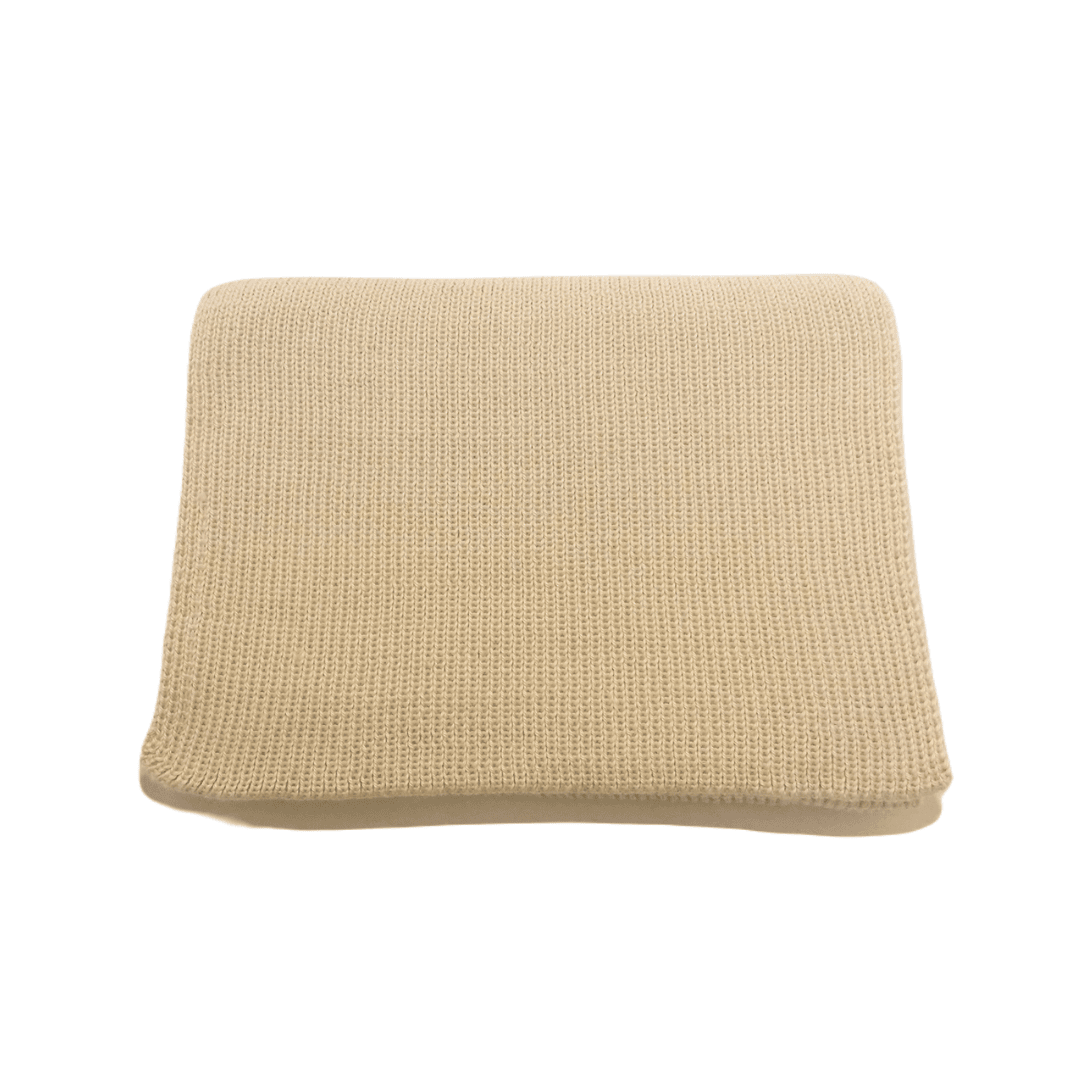 A white merino scarf