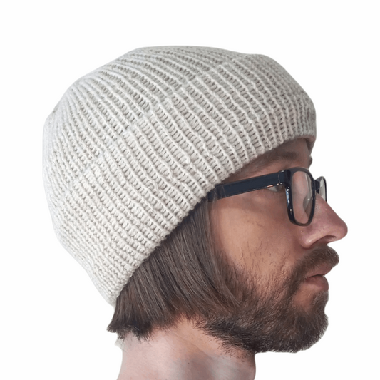 Alpaca beanie for men or women