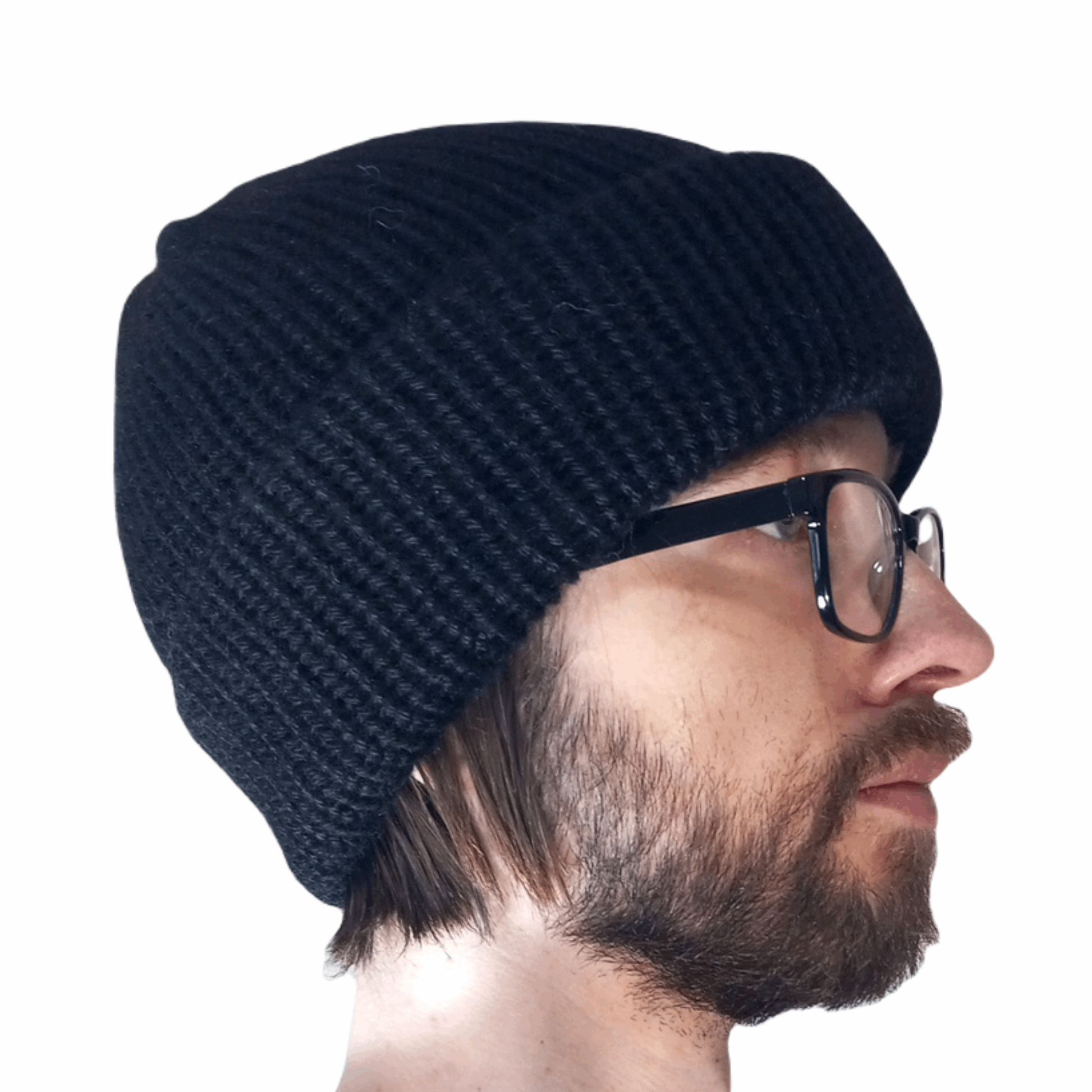 Alpaca wool beanie made with luxury materials.