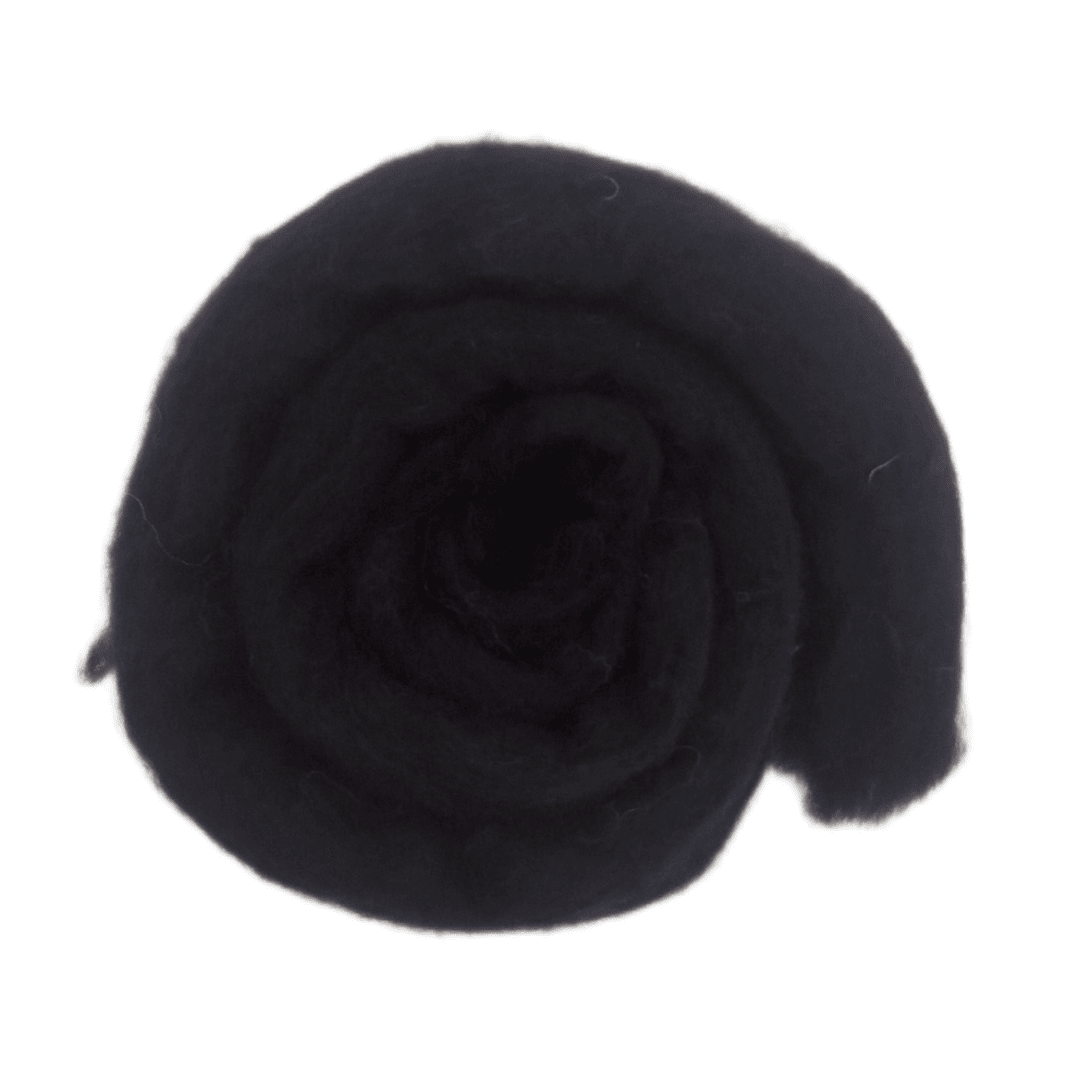 Black wool top on a white background