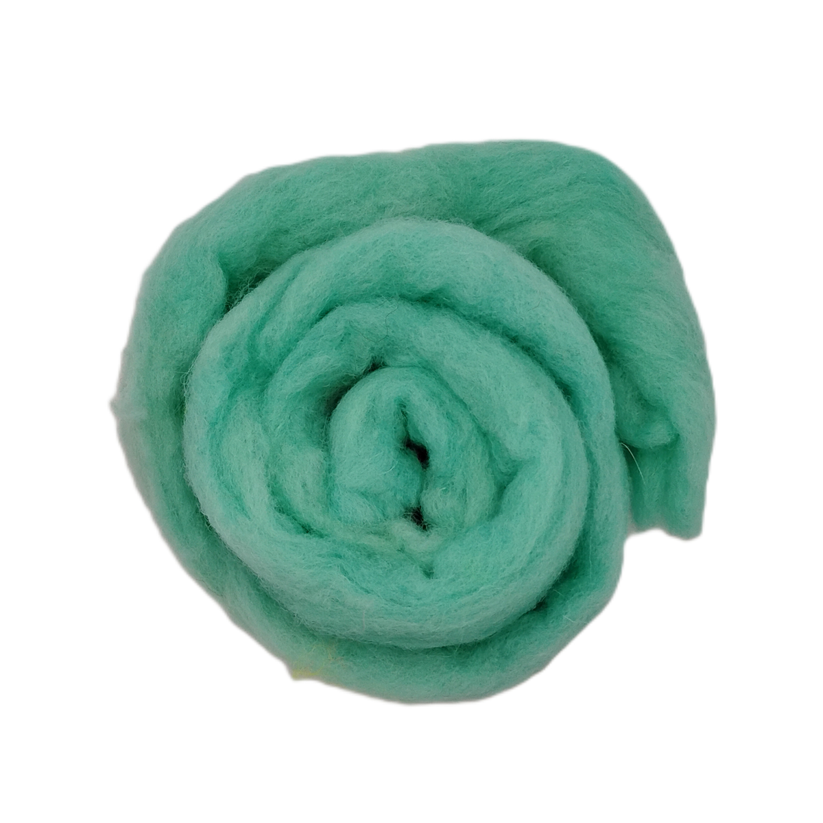 Combed Wool Top - Fluorescent Blue