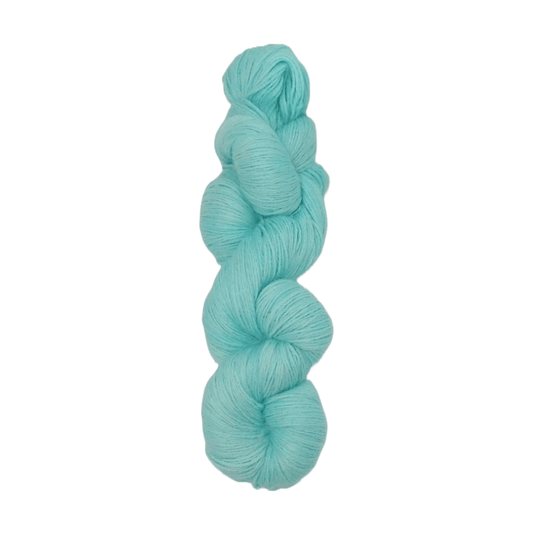 Alpaca Yarn - Fluorescent Blue Fingering