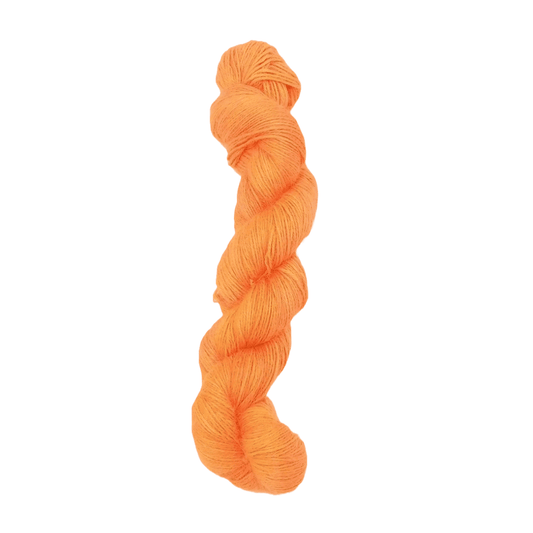 Alpaca Yarn - Fluorescent Orange Fingering