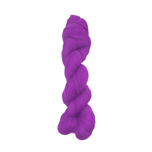 Alpaca Yarn - Fluorescent Purple Fingering