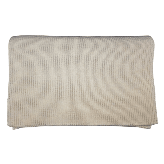 100% Merino Wool Scarf - Natural