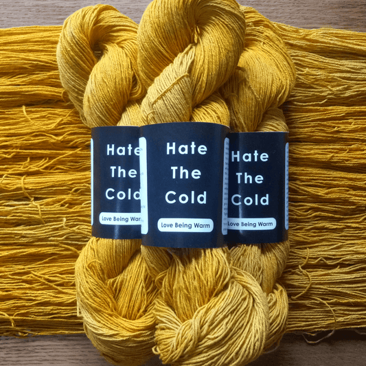 Organic Cotton/Linen Yarn - Gold Fingering