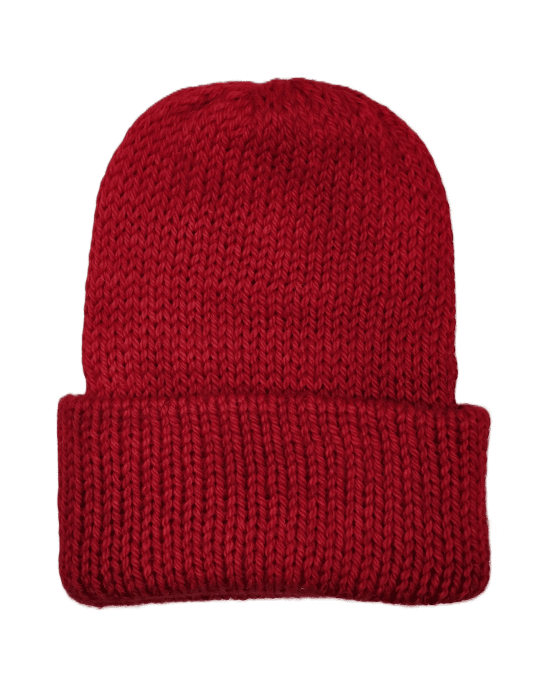 100% Baby Alpaca Beanie - Red