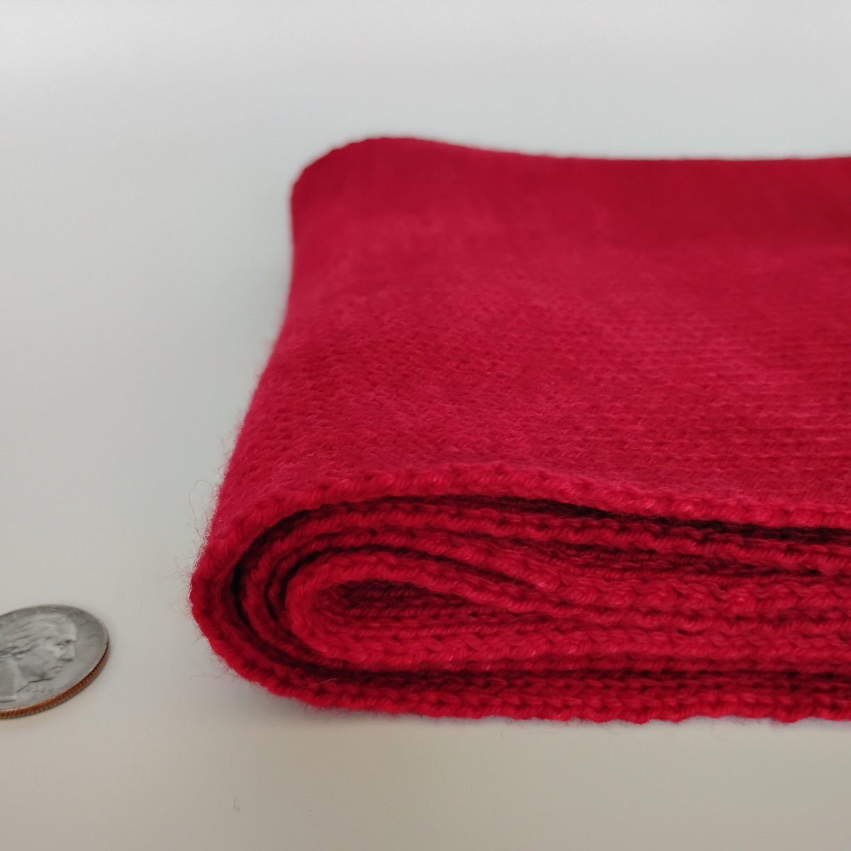 100% Merino Wool Scarf - Red
