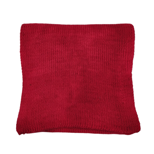 100% Merino Wool Scarf - Red