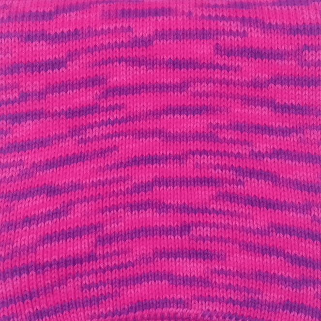 A closeup of merino wool in the "Shout Out Loud" colorway in fingering weight.