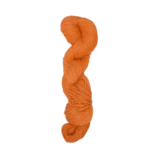 60% Organic Cotton/40% Linen Yarn - Orange Fingering