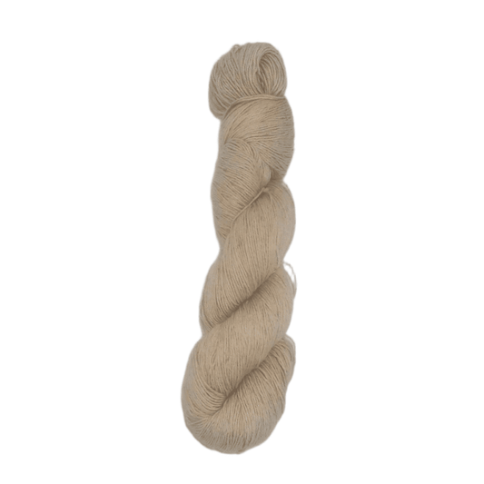 60% Organic Cotton/40% Linen Yarn - Beige Fingering