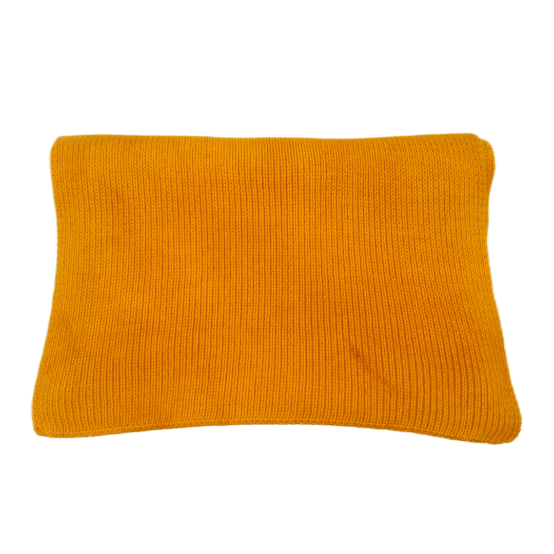 100% Australian Merino Wool scarf in yellow
